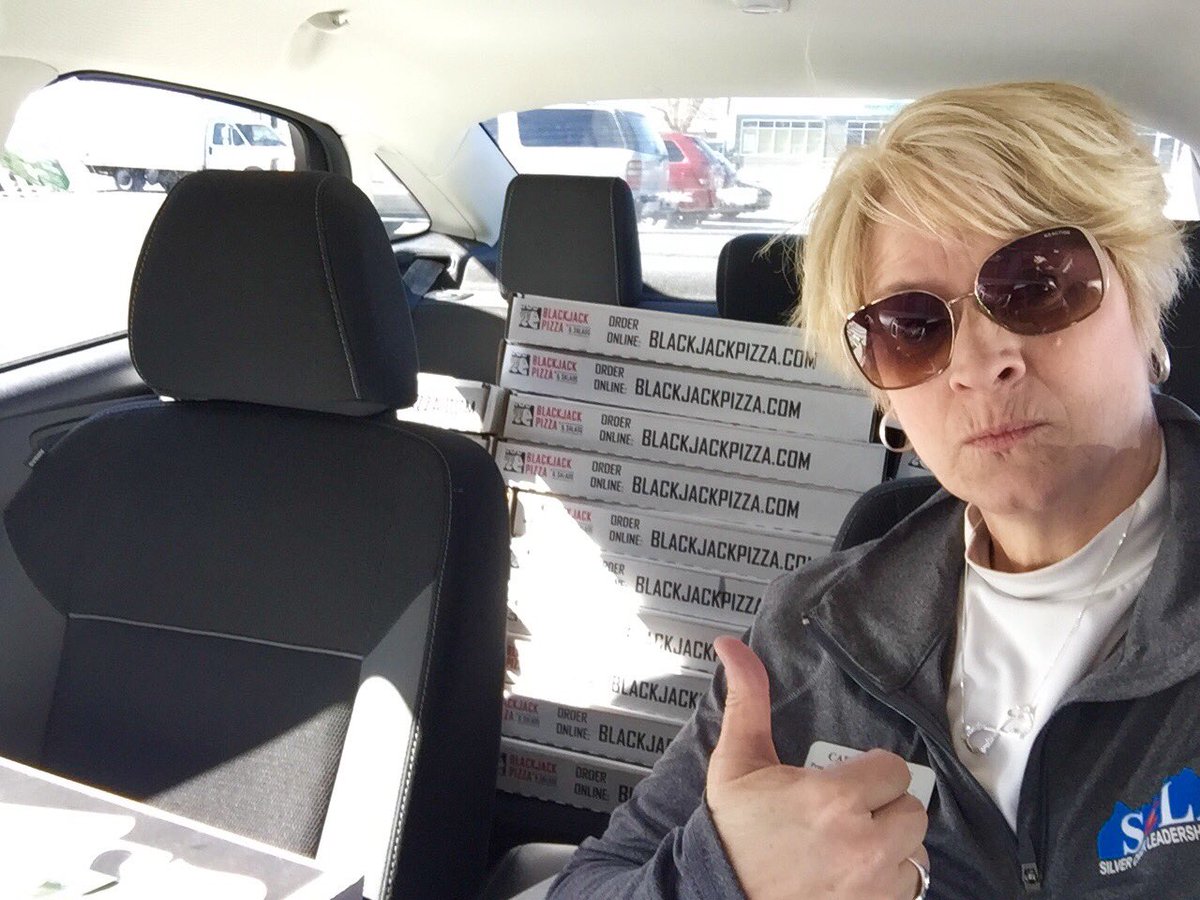SilverCreekLA's tweet photo. 35 XL Pizzas in my car.  Must be #2017DDD!  Thanks @BlckJckPzza #longmont for always taking care of us! https://t.co/oHEwP9b1cf