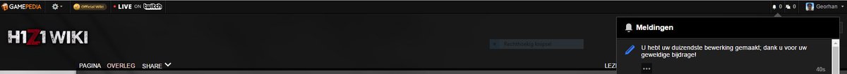 immanuelvm's tweet image. #IAmGamer #IAmProgrammer Ding 1000 bewerkingen op @CurseGamepedia B-)