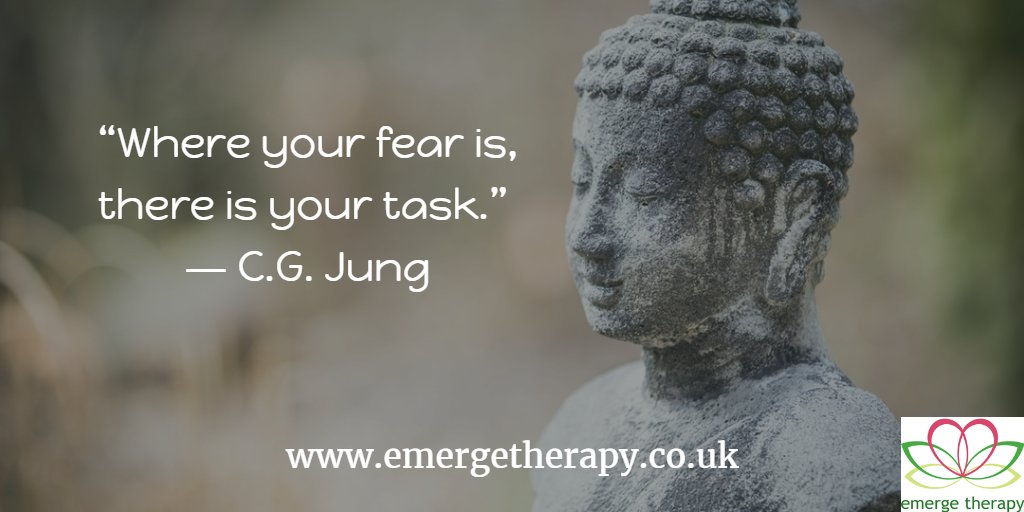 gould_nathan's tweet photo. “Where your fear is, there is your task.” C.G. Jung #quote #mentalhealth https://t.co/QSwF1umqD7