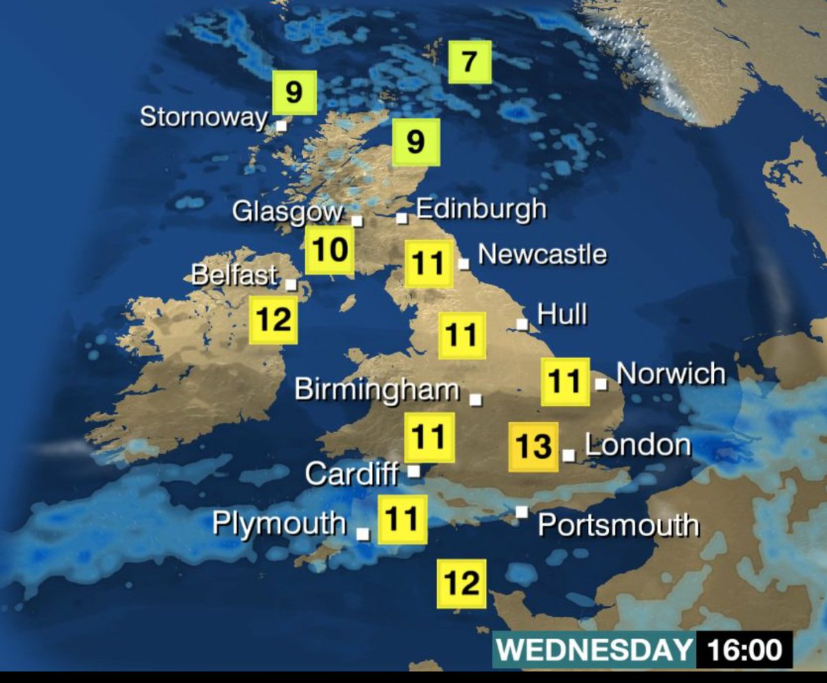 BollocksWeather's tweet photo. WEDNESDAY:

It'll feel like summer for the northerners tomorrow.  There's gonna be tits &amp; guts out in Newcastle &amp; that's just the blokes. https://t.co/vRBdc7qXc7