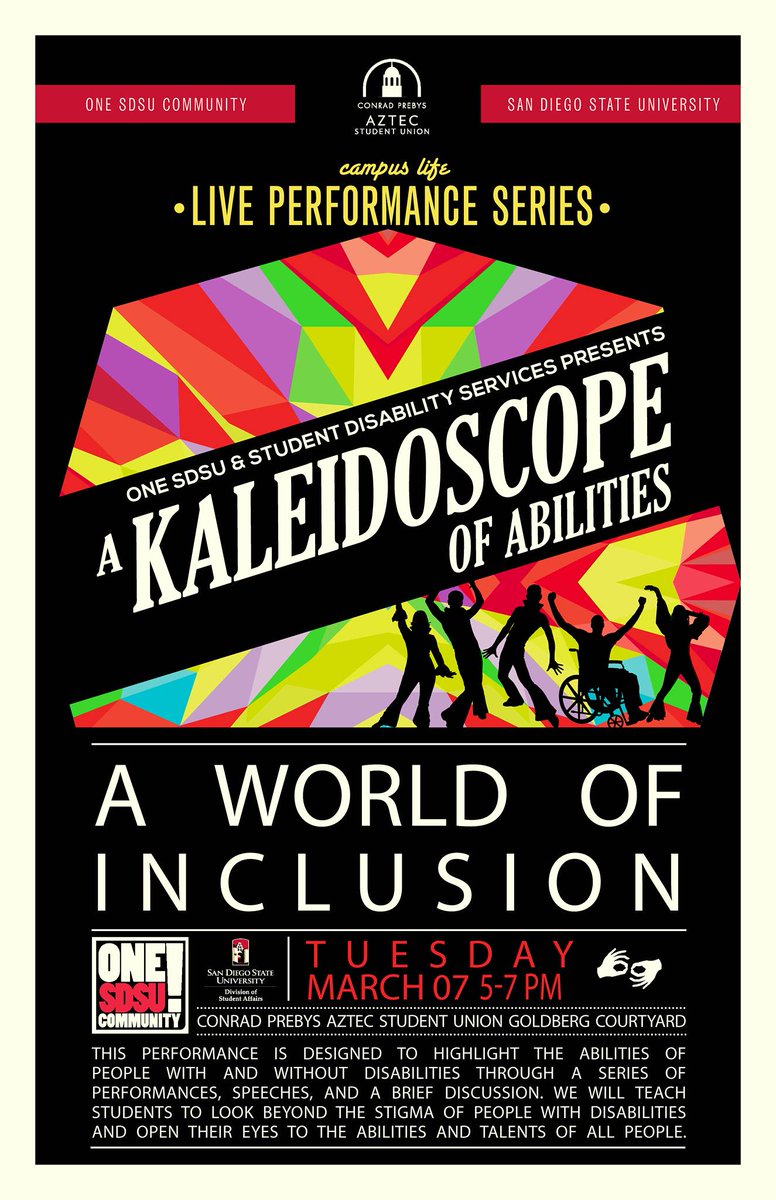 Reminder: Kaleidoscope of Abilities: A World of Inclusion 2017 is TODAY at 5PM!