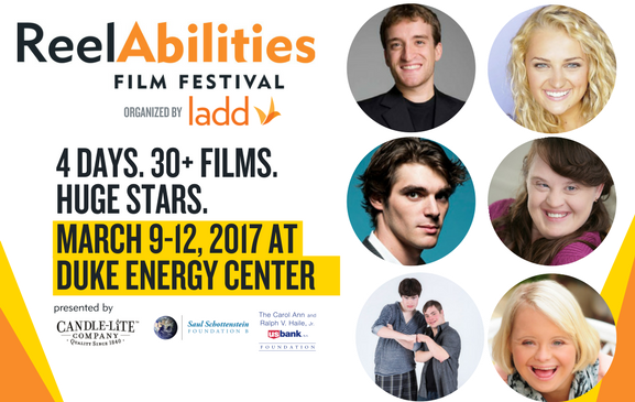Don't miss the inspirational @CincyRA Hollywood-style film festival March 9-12. Passes &amp; tickets: cincy.reelabilities.org  #DifferentLikeYou