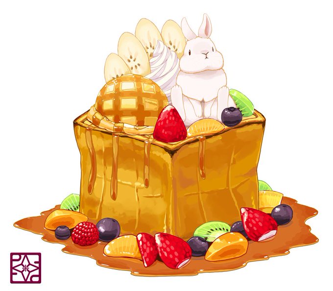 「kiwi (fruit) rabbit」 illustration images(Latest)