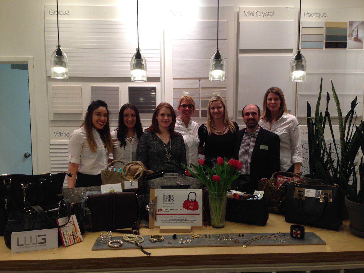 DFSOttawa's tweet photo. Thank you @Ceragres for your support! Our clients are going to love the purses from your #itsinthebag event! So many wonderful donations! https://t.co/QiOPLbhytn