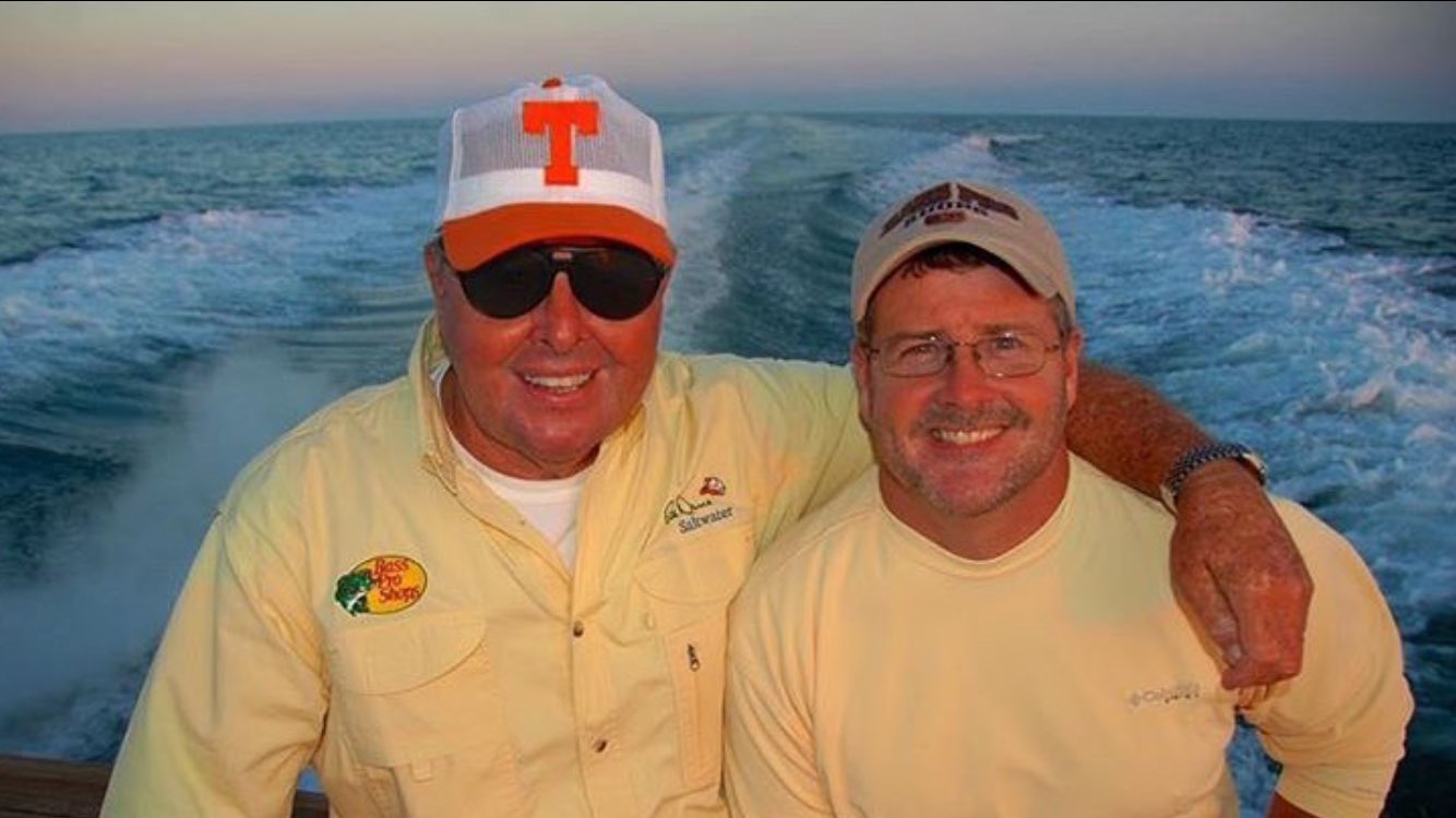 Bill Dance on X: My son, Bill Jr. They're never to old to take 'um  fishin'! @BassProShops #takeakidfishing #fishing  /  X