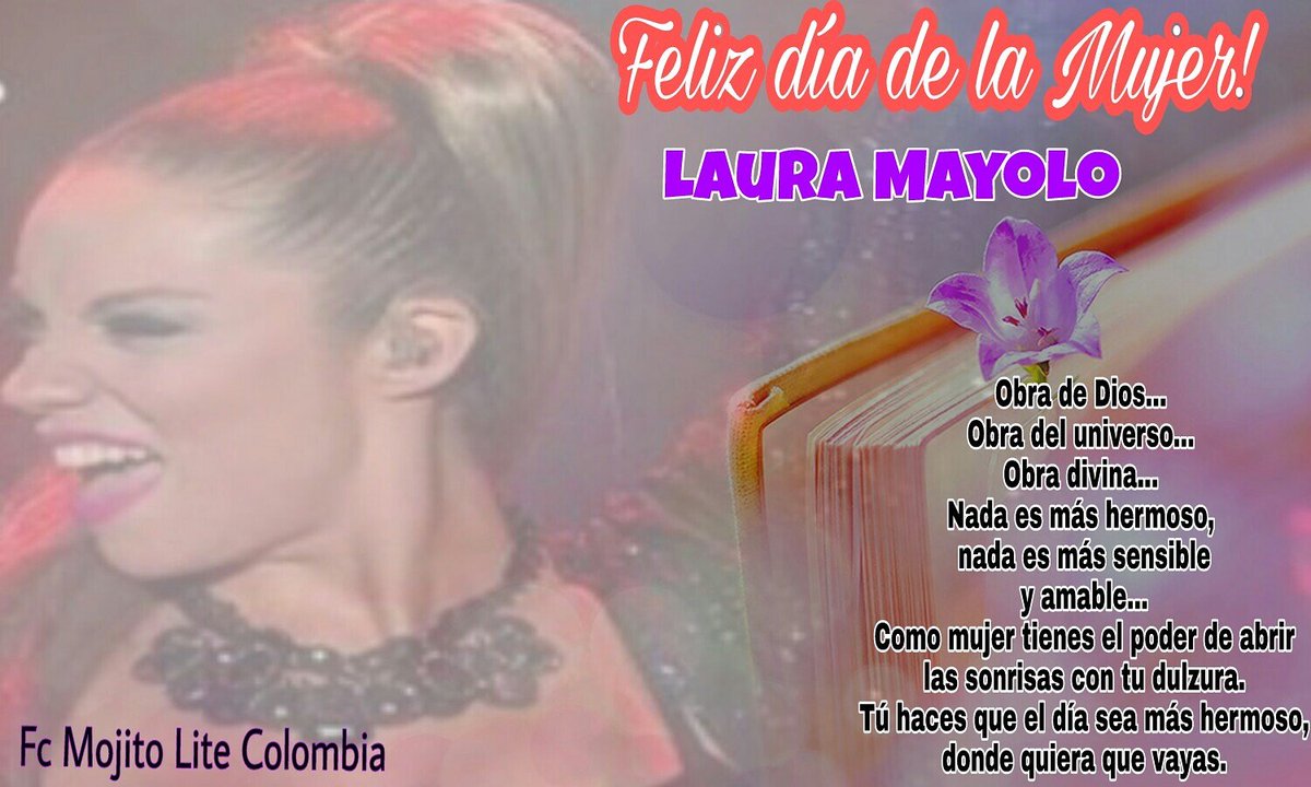 FCMojitoCol's tweet photo. #FelizDiaDeLaMujer @Lauramayolo @MojitoLite https://t.co/GdJ9HCAec3
