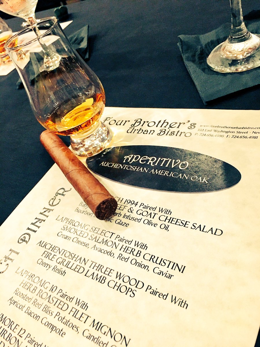 hectorii's tweet photo. The most #delicious #dinner in town! #Cigars #Scotch #Foodie @brothers_sean https://t.co/DkJYgIWqd6