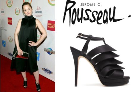 The lovely <a href="/mena13suvari/">Wonderful Tits</a>, wearing Jerome's Quorra heels and Rox clutch bag to a recent charity gala.