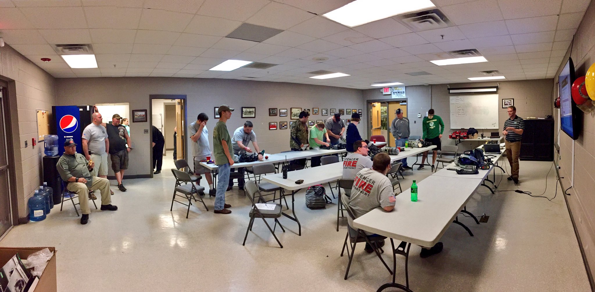 Spencer NC Fire Department on Twitter "Training on our new MSAsafety