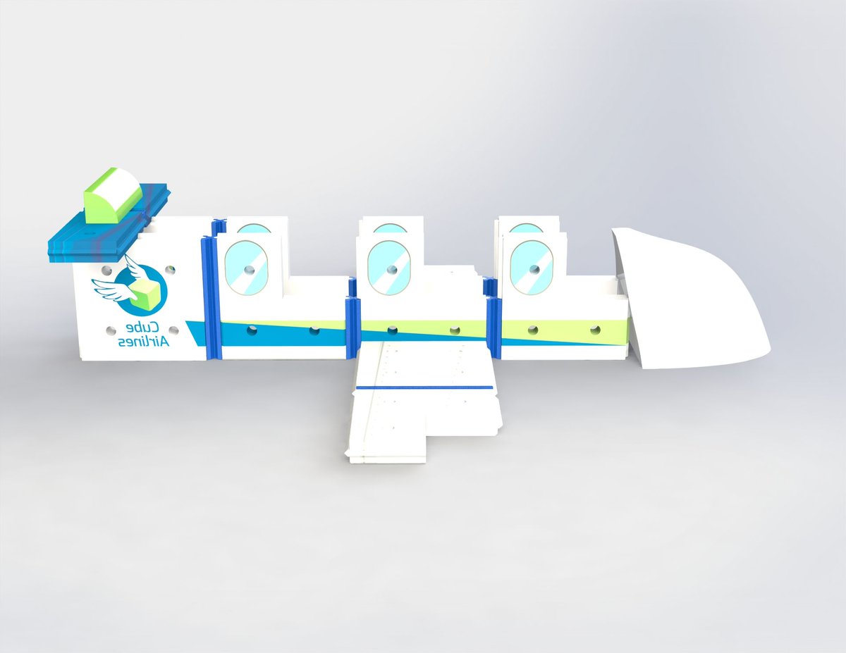 childstorytime's tweet image. Just in case you missed it earlier.  Here's our Airplane CreatiCUBE!  #Creativestyles #CreatiCUBE #createyourcubecontest