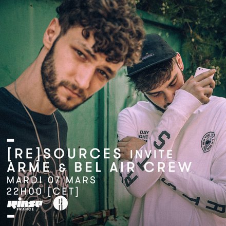 2nd heure pour <a href="/resourcesmusic/">[re]sources</a> pour 2h avec leurs invités: #ARME &amp; <a href="/BELAIRSounds/">BEL AIR</a> #verrouillé >>> rinse.fr/player