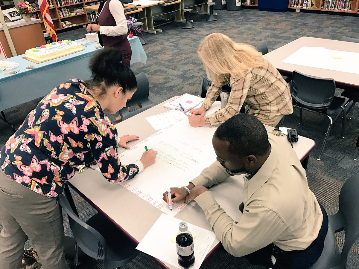 LehighMiddle's tweet image. PLC&apos;s create One Pagers on how they are preparing scholars for standards mastery. #leetweets #WICORized faculty meeting.