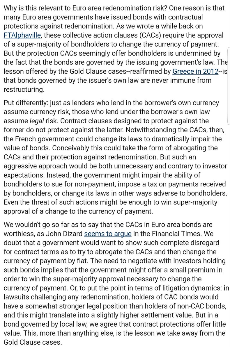 alexdelprete's tweet photo. "in a bond governed by local law, contract protections offer little value." #GoldClause #CACs 
(ht @gzibordi)
https://t.co/3ciBWVYoGj https://t.co/zMT8qs8Xbb