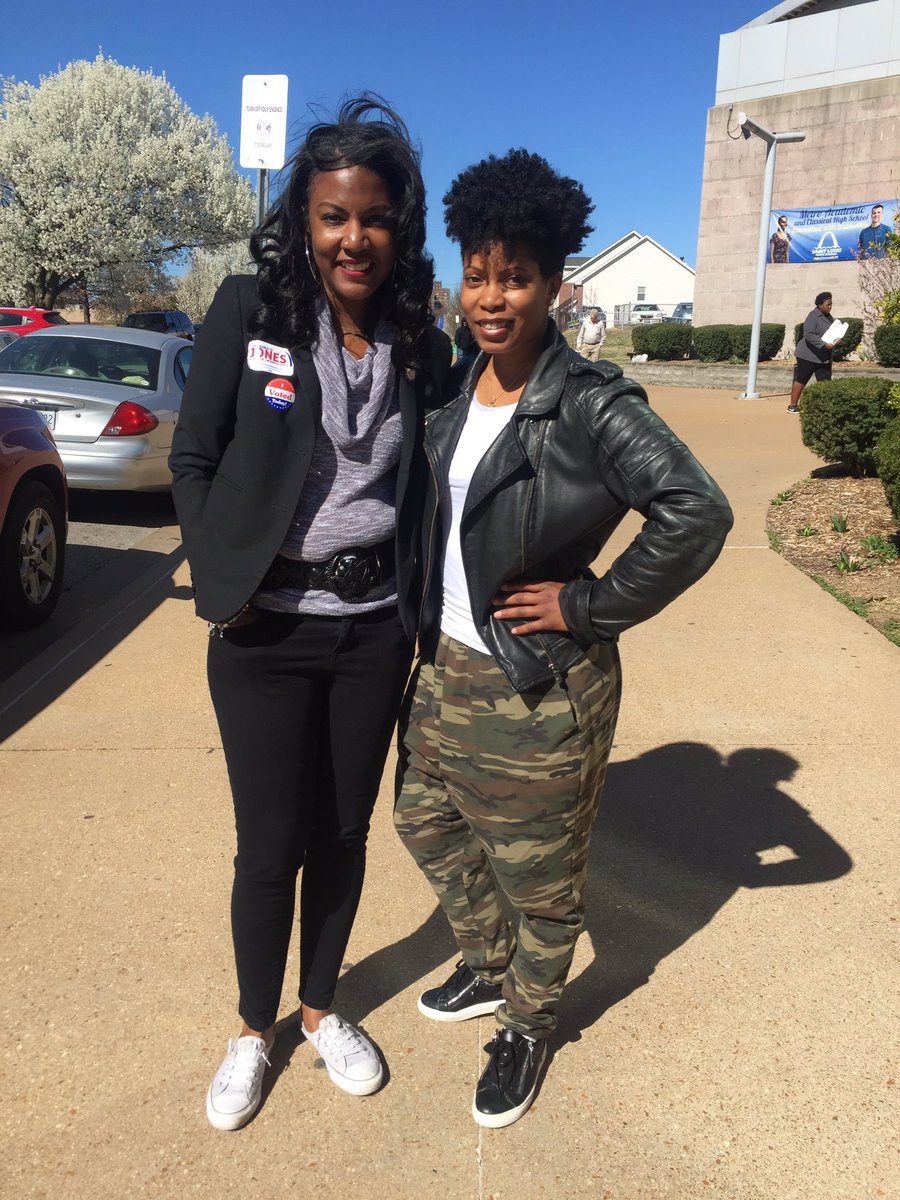 Did you vote for progress today? 
#teamtishaura <a href="/Tishaura4Mayor/">Tishaura O. Jones</a>