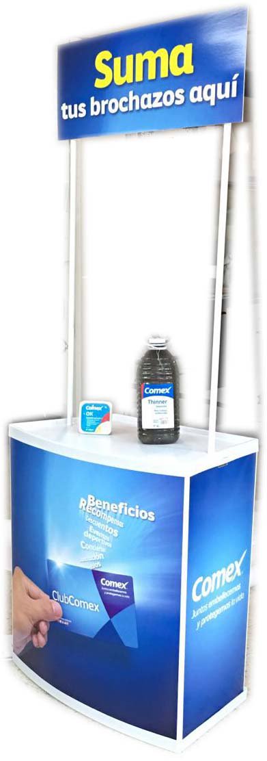 MER_Publicidad's tweet photo. #Demostand de plástico con aluminio #Brandeado con #Vinil. 
#POP #Publicidad #BTL #Marketing https://t.co/YNpHm2nNYK