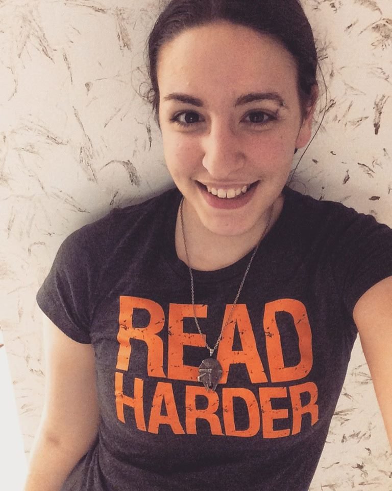 StorySlayers's tweet photo. And this is Jess! (@bookishjedi) She reads like a boss, writes like a boss, and talks like a jedi Hufflepuff of ALL THE FANDOMS. πππ https://t.co/RveQs1Xs7q