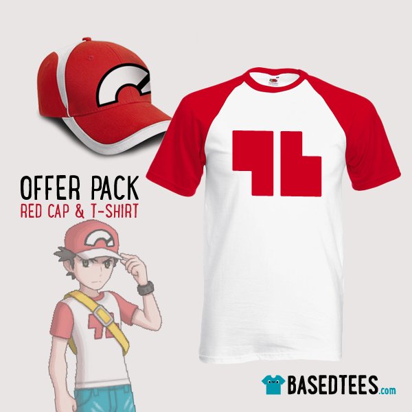 BasedTees on Twitter: "NEW Offer #Pokemon Sun and Moon Red "96" Champion Trainer T-Shirt and Cap now available separate at https://t.co/A0pf3rFBLV / Twitter