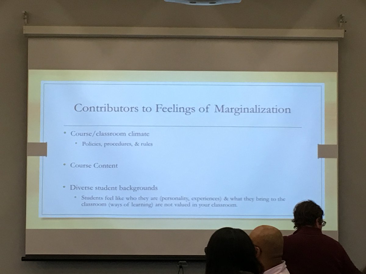 UICTLC's tweet photo. In TLC Teaching Conversation Marisha Humphries helps faculty ponder what may lead to student marginalization in classrooms #uiclearning https://t.co/KNMFKu7RyJ