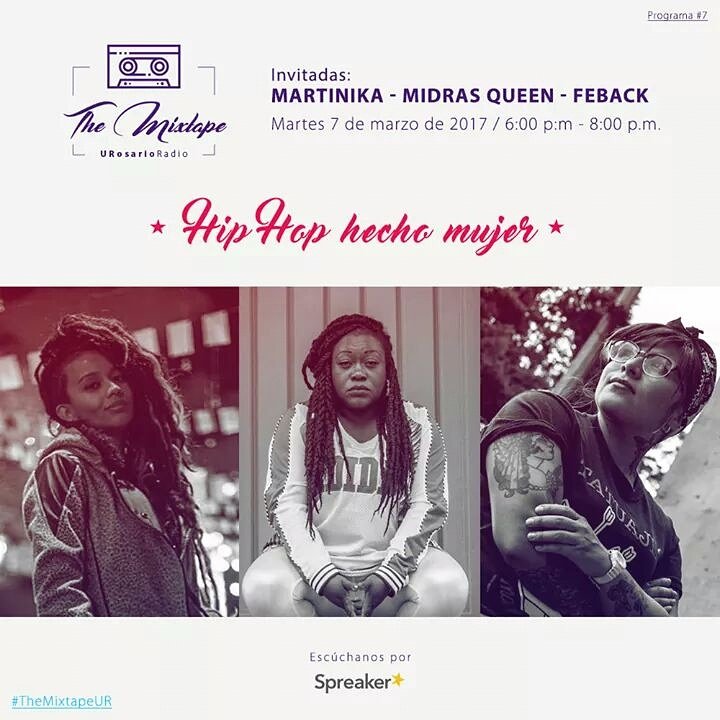 themixtape5's tweet photo. Hoy a las 6 @midrasqueen @Martinikamusic @febackmusic 
Listen 
URosarioRadio: https://t.co/1IMOFlPDo8
Spreaker: https://t.co/KWVPtJhZkI https://t.co/KRkQUBopAR