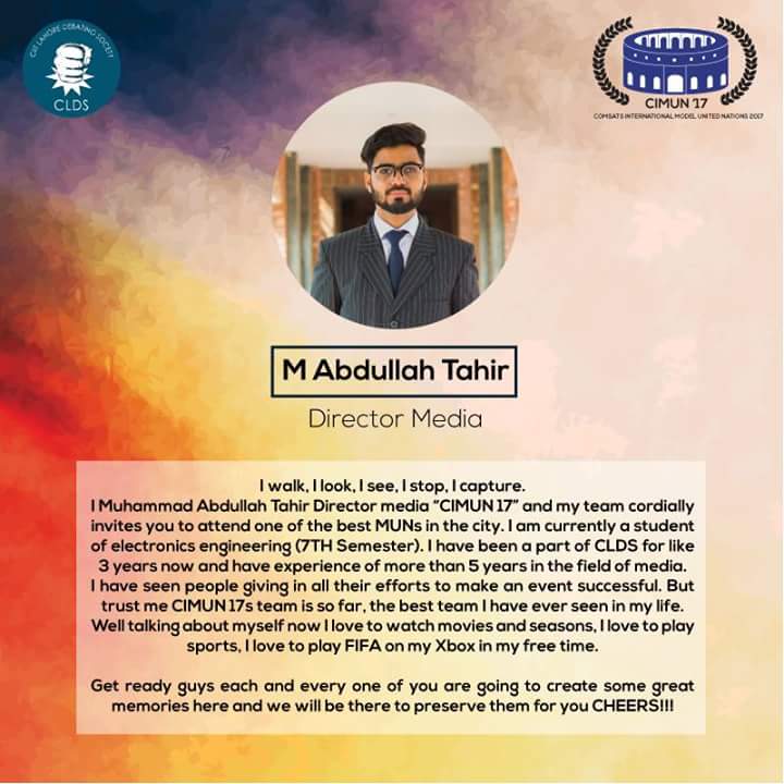 CIMUN_17's tweet photo. Introducing the Directorate of CIMUN'17
#CIMUN17 #Directorate https://t.co/7Zk5qv5V1z