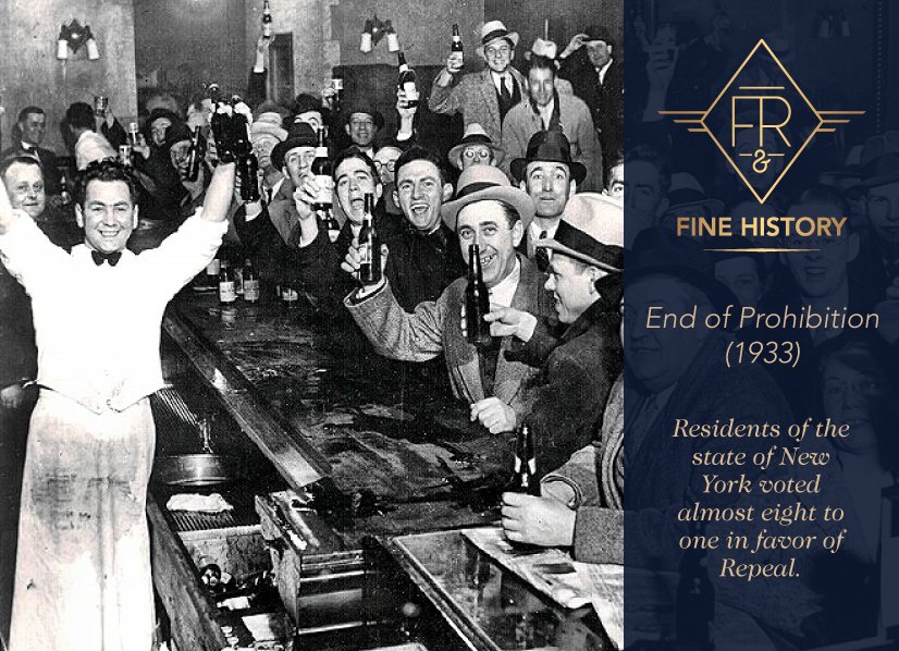 FineAndRareNYC's tweet photo. #FineHistory: During the Prohibition-era speakeasies became very popular. #NYC alone had an estimated of 30,000! #FineAndRareNYC #OldNewYork https://t.co/2AdBbrkDy5