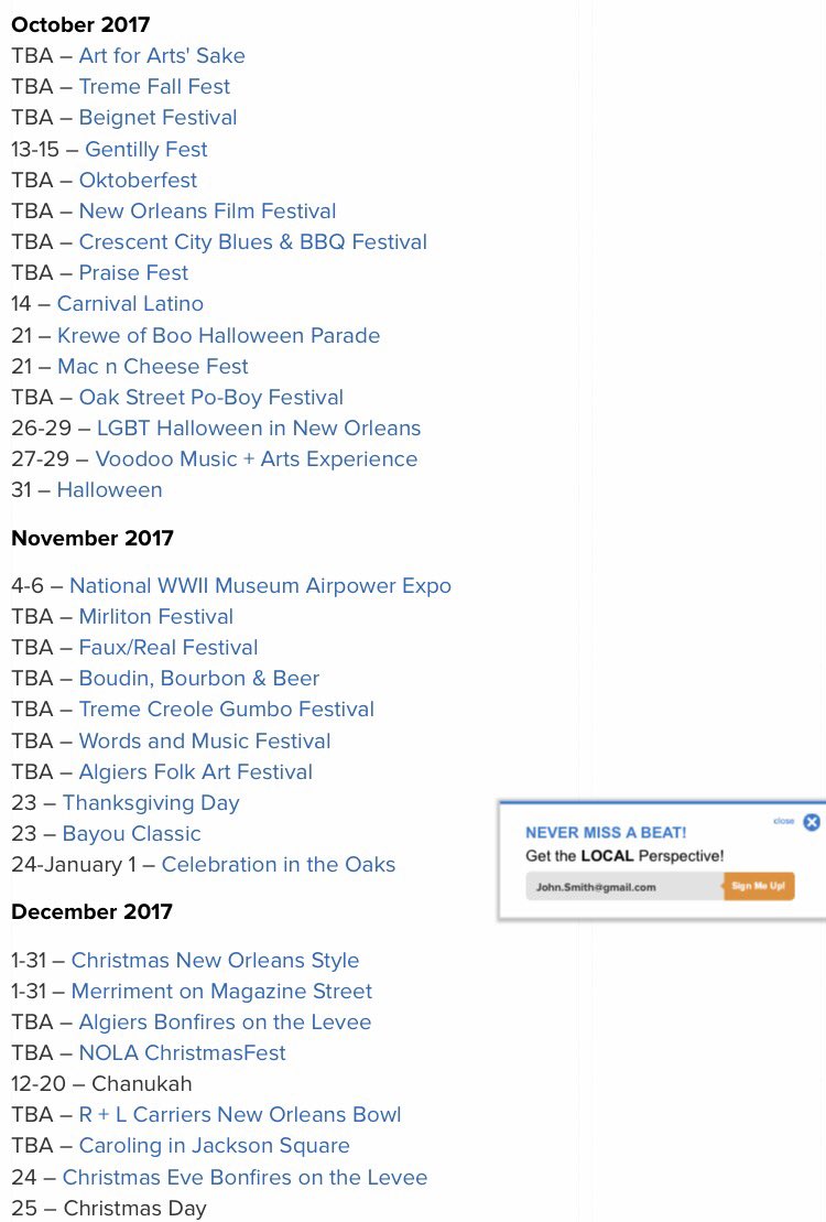 New Orleans Festival szn >