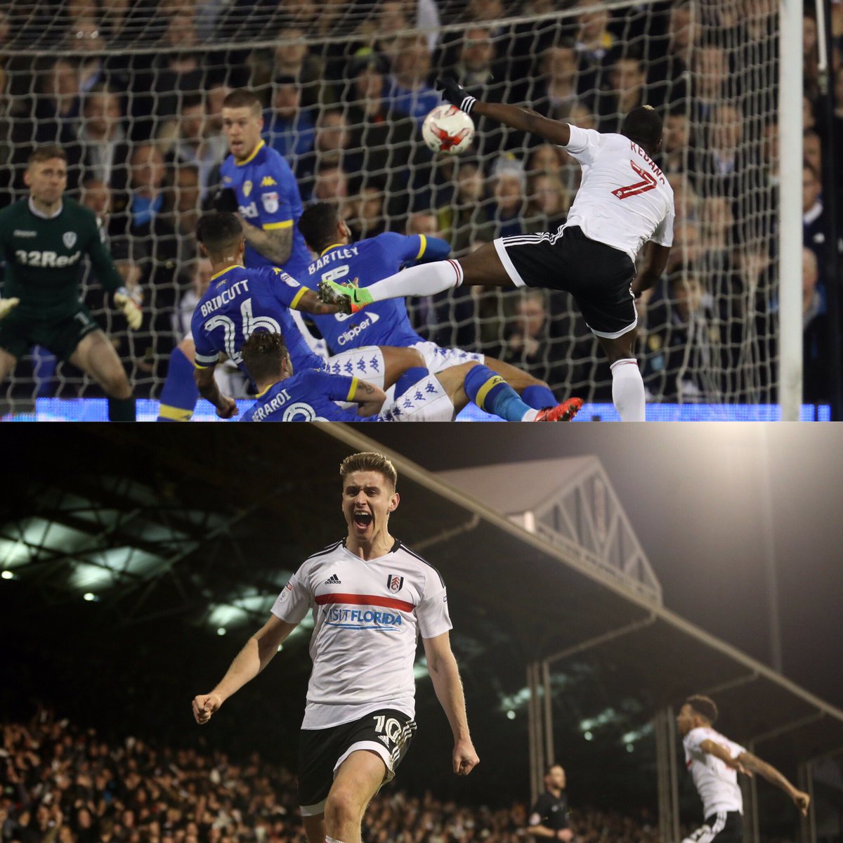 Thank you to the loyal <a href="/FulhamFC/">Fulham Football Club</a> supporters tonight at the Cottage for our match vs. Leeds. Great goals, <a href="/ThomasCairney/">Tom Cairney</a> &amp; <a href="/Neeskens_Kebano/">Neeskens Kebano</a>!