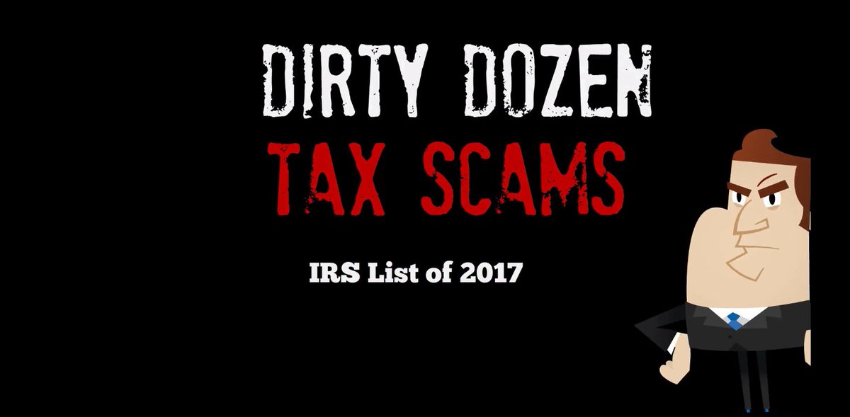 sensiba's tweet photo. Avoid tax scams. Check out the IRS's list of the most seen tax scams of 2017 https://t.co/7SiooQ6Ude #ssfllp #DirtyDozen #SensibleTips https://t.co/fK7oeuOPSX