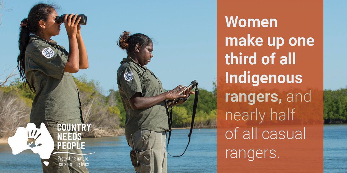 CountryNeedsPpl's tweet image. More than a third of Indigenous rangers are women, protecting and managing precious places across Australia #IWD2017