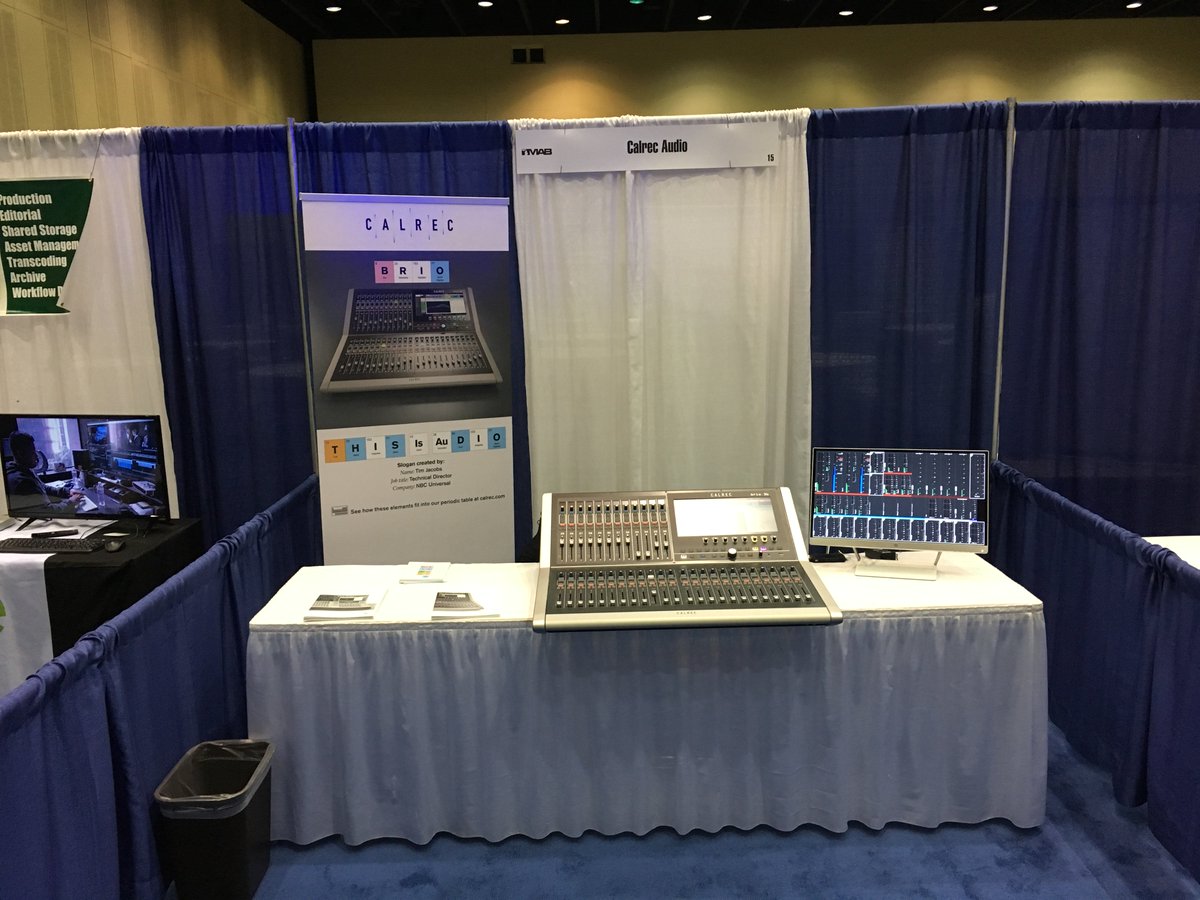 SCIProAudio's tweet image. Be sure and stop by the Michigan Association of Broadcasters Great Lakes Broadcasting Conference and see the new @calrecaudio Brio. #GLBC