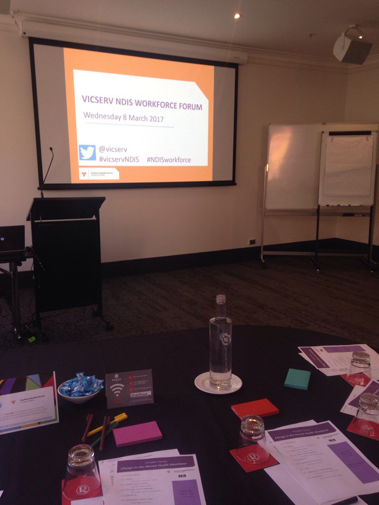 MentalHealthVic's tweet image. Today we are hosting a NDIS workforce forum. We will share updates throughout the day #vicservNDIS #NDISworkforce