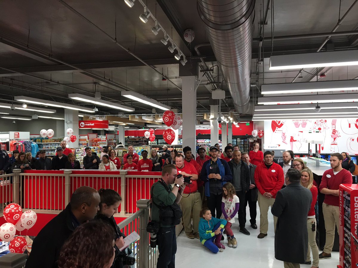 PaulMatthewsAP's tweet photo. We are very excited to open the doors at our new T3222 Cambridge Target Store!  Great night to cut the ribbon! #G497 @samshah21 @JimHogan23 https://t.co/ZuFyMImy72