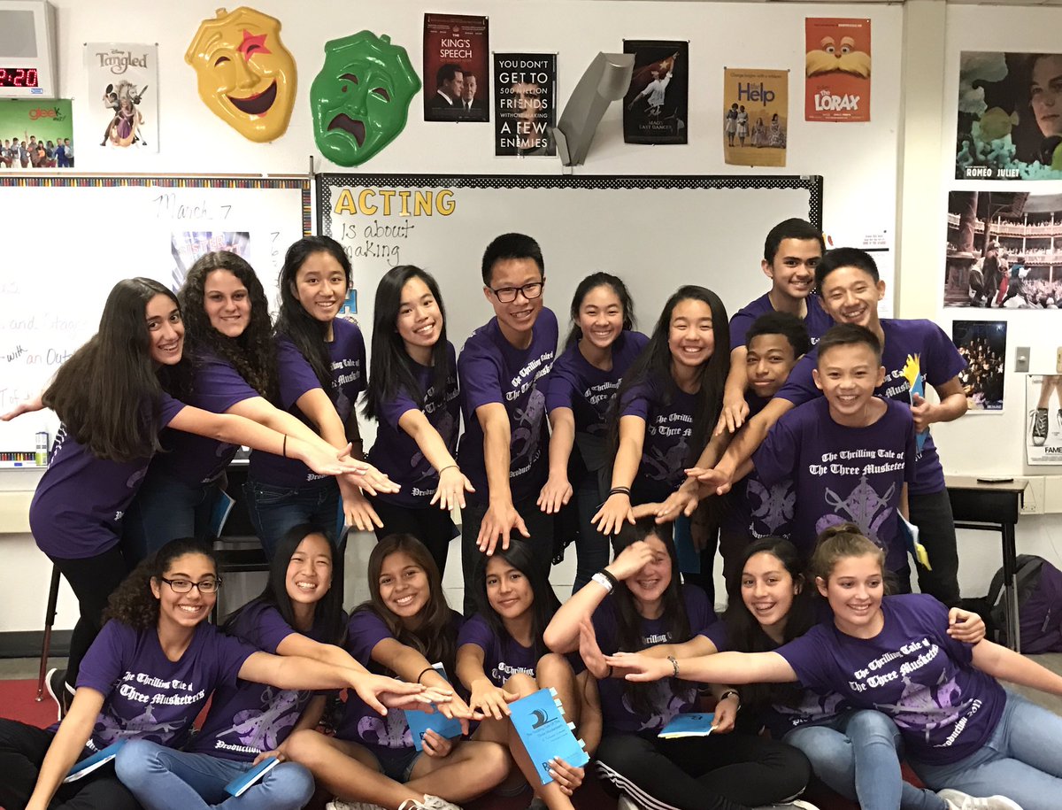 FirstAveTheatre's tweet photo. All4One&amp;One4All!  FA Production17's The ThrillingTaleofthe3Musketeers April27/28@FirstAveMS@ArcadiaUnified@gremelplays https://t.co/N4F7nZEqx3