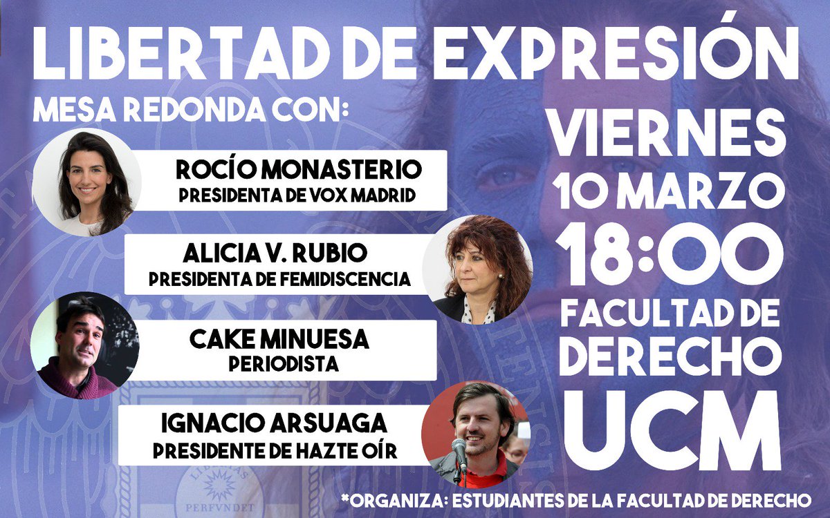 HispanidadUnida's tweet photo. #FirstDates277 Para cita la de este viernes en la Complutense. https://t.co/AHUHBZSv4C