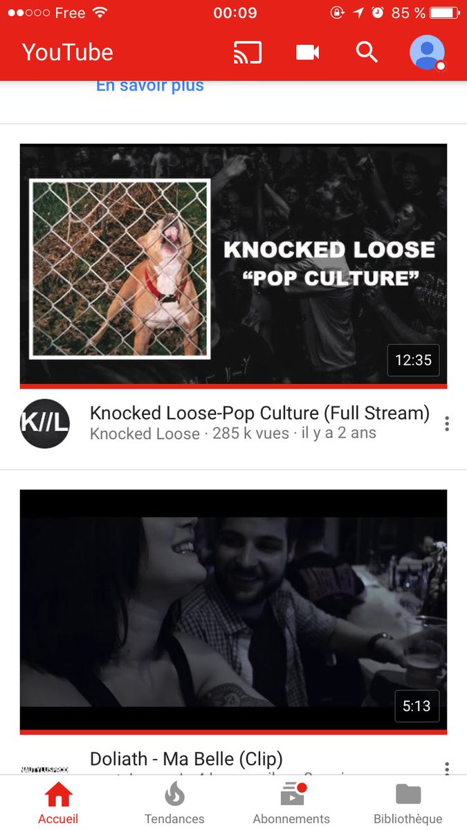 RajaaDThomaz's tweet photo. Music of the moment : #KnockedLoose #Doliath #Hadcore #RapFr https://t.co/2L9pyOdndL