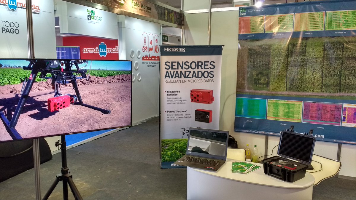 MicaSense's tweet image. Visit us this week at @Expoagrocom! Ask sensor or processing questions, and explore live #AtlasData! #RedEdge #ParrotSequoia