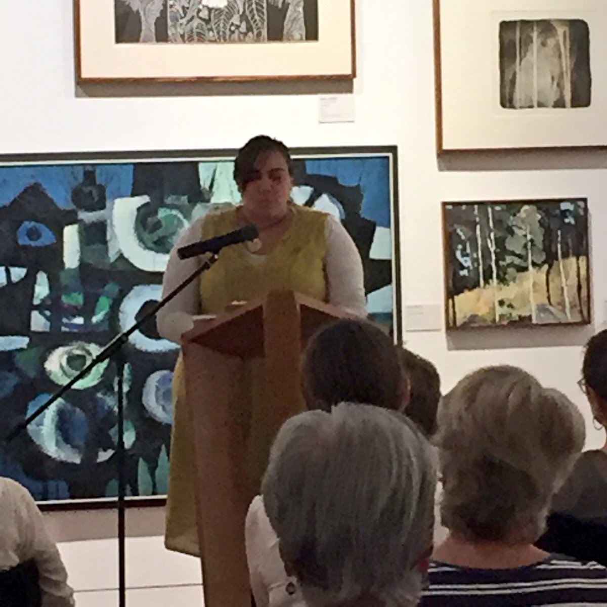 MMWM2013's tweet image. Danika Thomas gives powerful speech at Wollongong Art Gallery. #internationalwomensday 
"It was writing that got me through" @SCWCentre