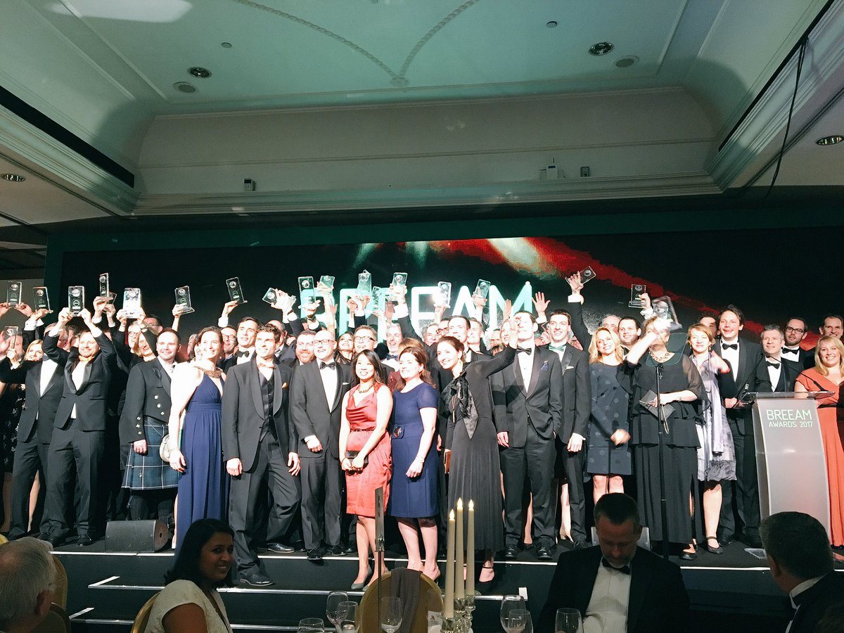 Well done to all our winners, thank you everyone for attending, we hope you have enjoyed tonight #BREEAMAwards