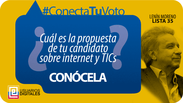 usuariosdigital's tweet photo. #ConectaTuVoto 2DA VUELTA @Lenin propone internet gratis y conectar la juventud. https://t.co/VSmJqv9Zaf https://t.co/ZtKEqLkxNa