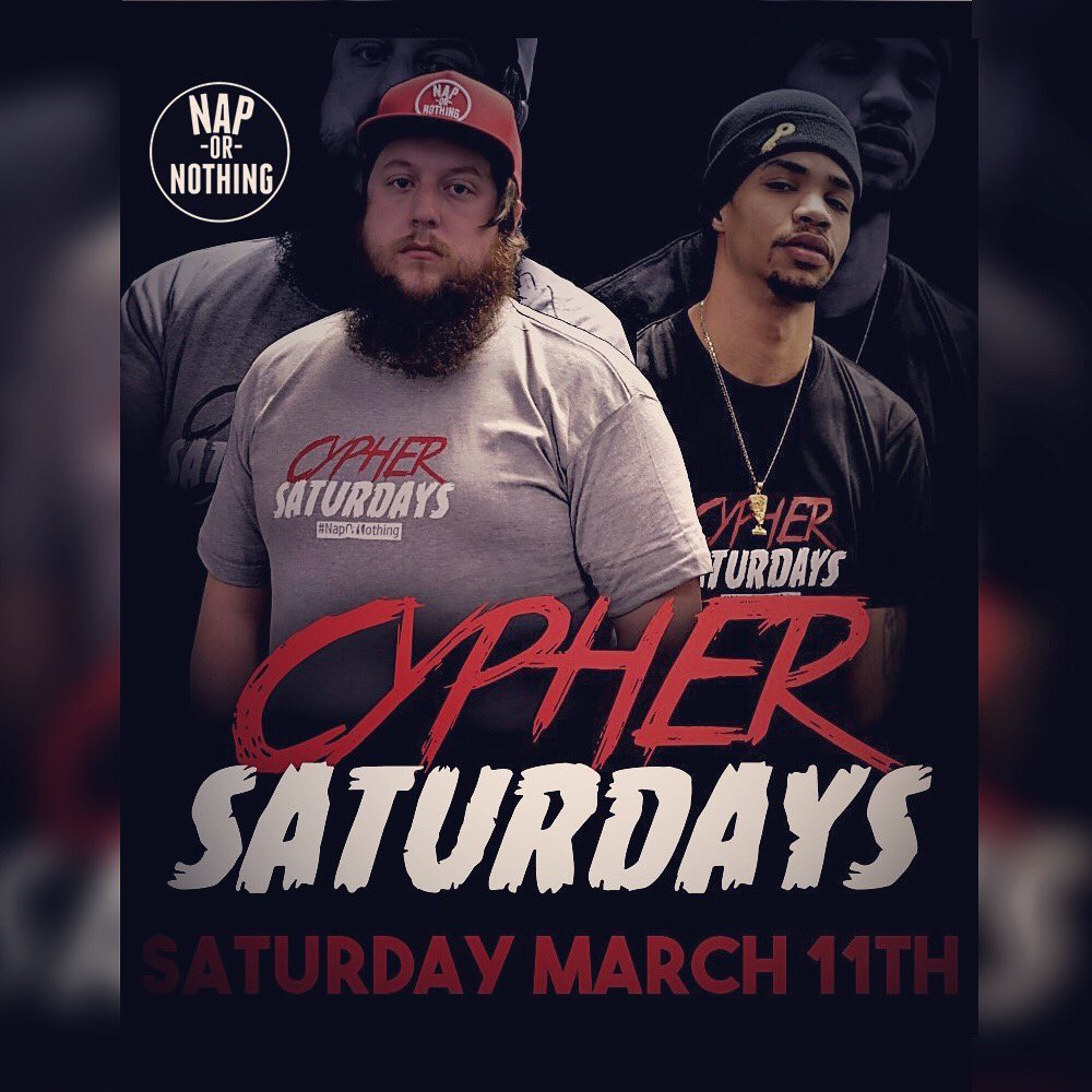 NapOrNothing's tweet photo. @DylanPrevails x Dj B Slime holding down #CypherSaturdays THIS WEEKEND ❗️❗️❗️ https://t.co/lOpTNRoWYP