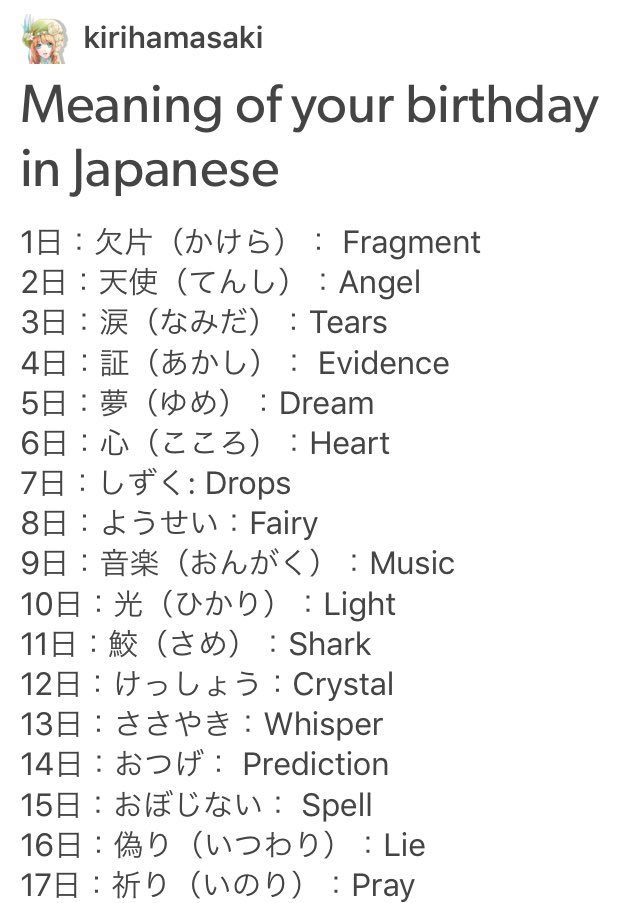 japanese meaning born your on Japanese⦠birthday Twitter: