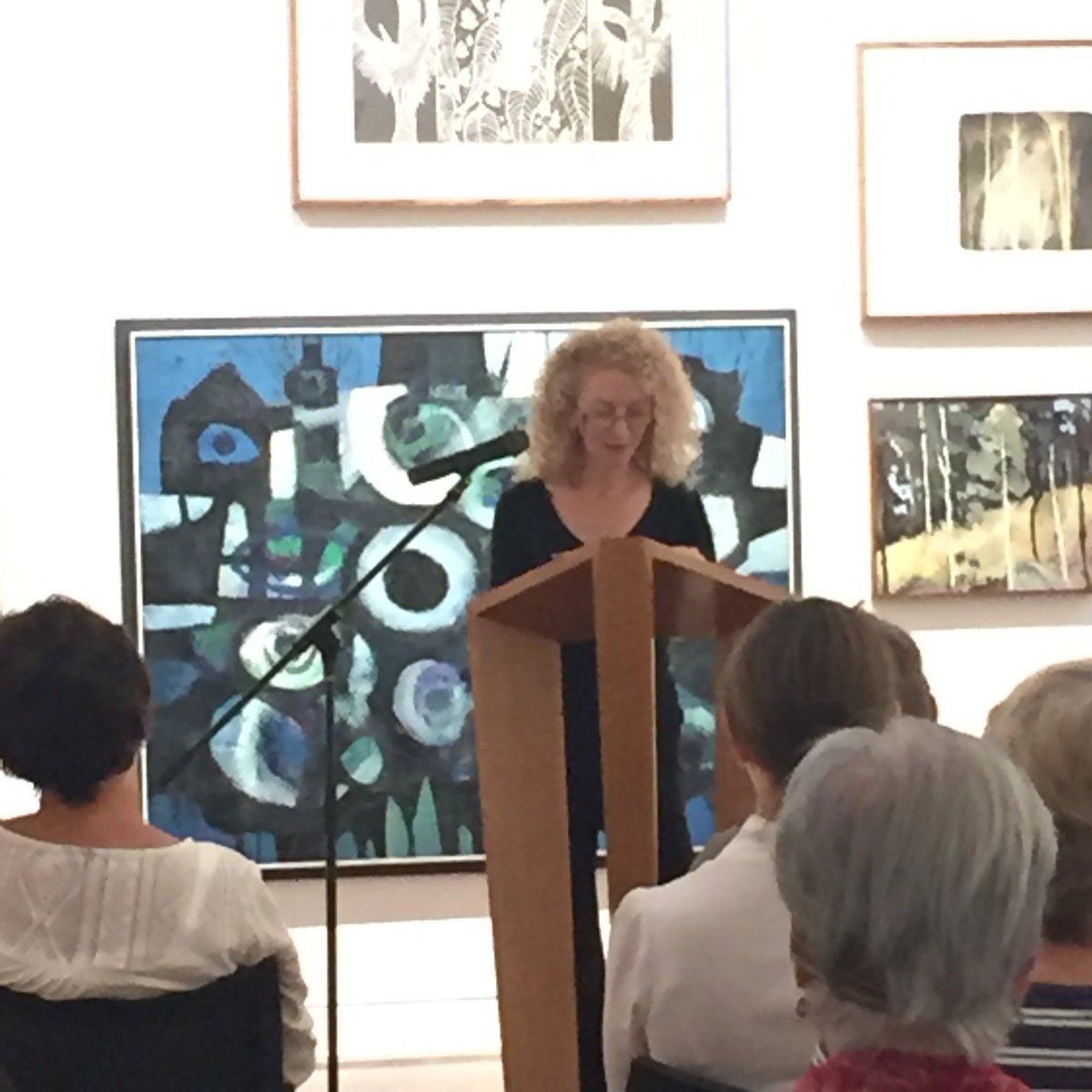 MMWM2013's tweet image. Prose runner up Katrina Samaras reads her #internationalwomensday story 'Changing Buses'. @SCWCentre  #wollongongartgallery