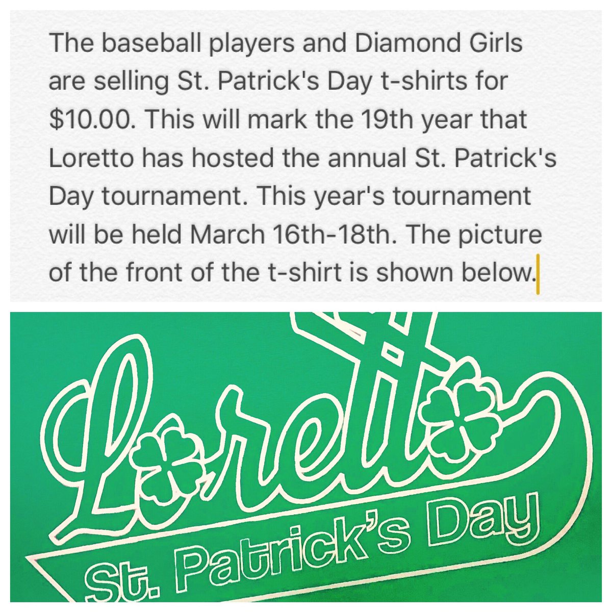 LORETTO MUSTANGS BB (@lorettobaseball) on Twitter photo 