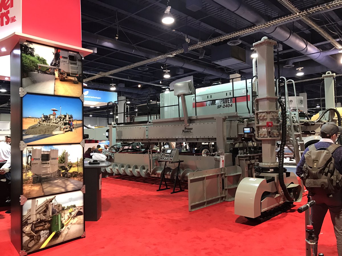 PaveConcrete's tweet photo. Proud to count #Powerpavers #Powercurbers as ACPA members. See them at #CONEXPOCONAGG, S60538. Count on #concrete! https://t.co/kaJkL5XjtV