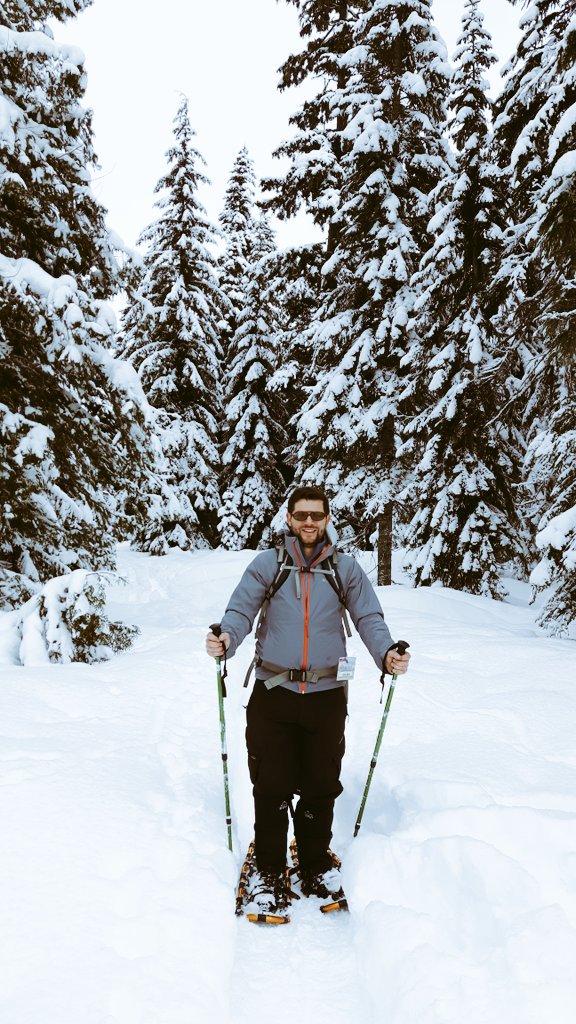 Nothing quite beats a snowshoe in the tranquil snowy woods <a href="/whistlerolympic/">Whistler Olympic Park</a> #TimeOut <a href="/gowhistler/">Tourism Whistler</a> <a href="/hellobc/">Super, Natural British Columbia</a> <a href="/ExploreCanada/">Canada</a> #Snowshoe