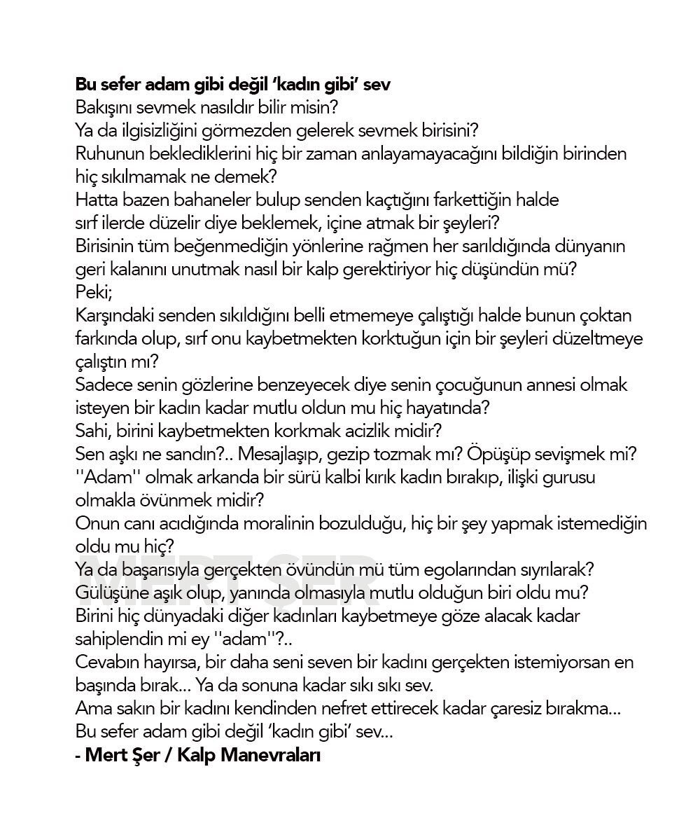 Adam gibi değil "Kadın gibi sev" #8MartDünyaKadınlarGünü