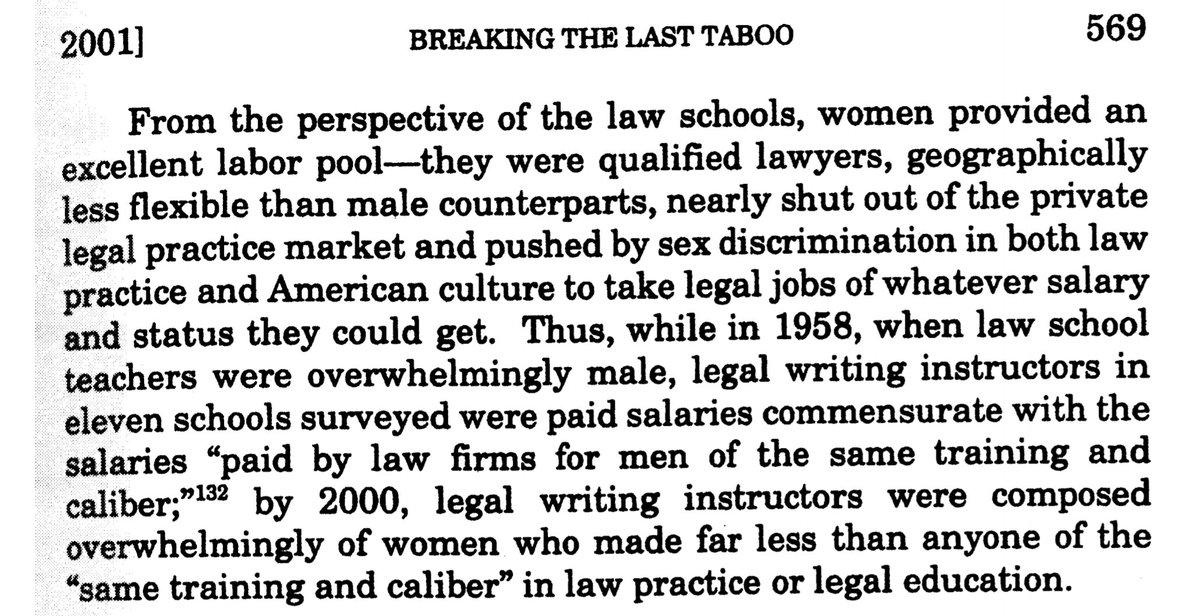 BarbMiltner1's tweet photo. The class system remains firmly in place in legal academia. #adaywithoutwomen https://t.co/CUmgPaXFDK