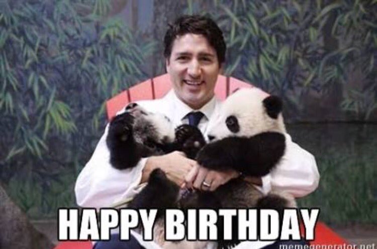 The Obama to my Biden, the Trudeau to my Obama, the Ed Sheeran to my every girl... happy birthday  