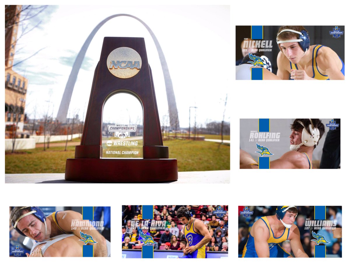 CSUBWrestling's tweet photo. Please join us tomorrow at 3pm in the Icardo Room as the @ncaawrestling brackets are released. 🍕 will be provided.

#BakersfieldBuilt https://t.co/4sSpVydn84
