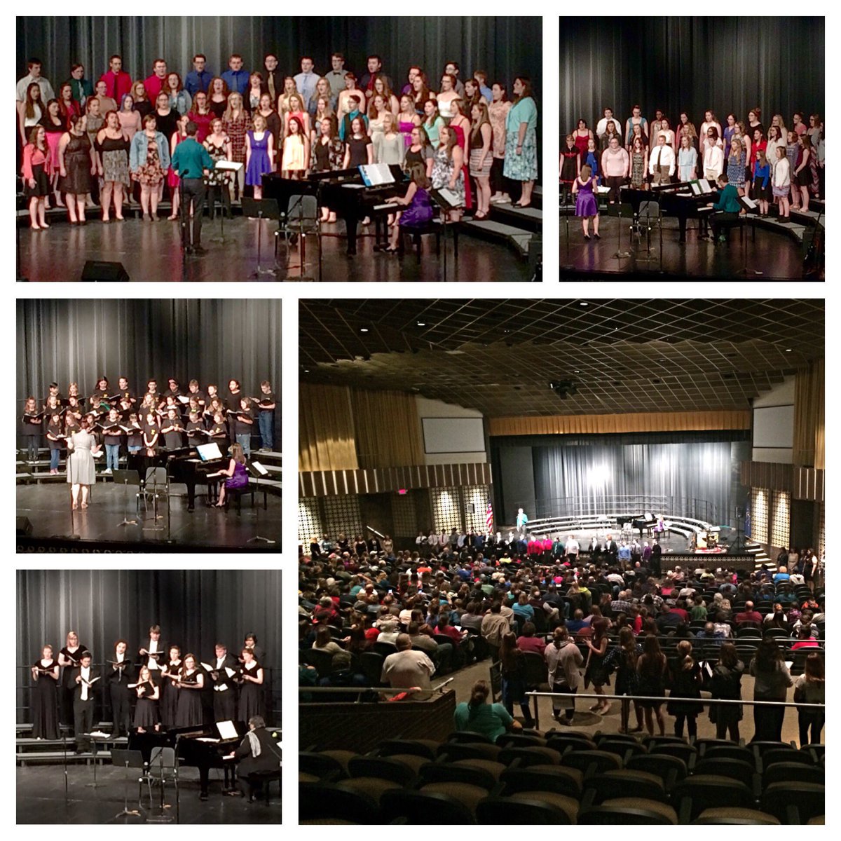 MsKBerryman's tweet photo. PCS Choir concert was spot on tonight! Great job everyone! @PeruHighSchool #TigerPride #musiciseverywhere https://t.co/YceifPWqi0